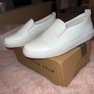 White Leather Shoes
